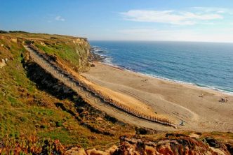 Costa Da Caparica Spiagge Dove Mare Lisbona Portogallo